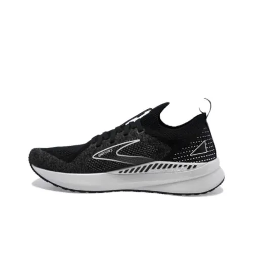 Brooks Levitate GTS Амортизаторы Slip-resistant Низкий топ Беговые кроссовки Женские Черный Серый