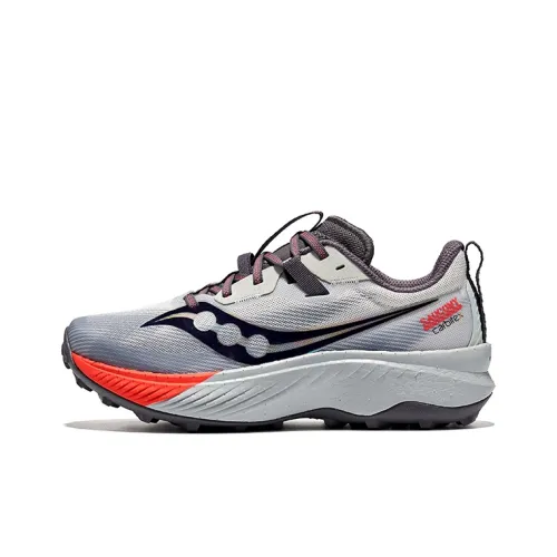 Saucony ENDORPHIN EDGE Кофейный Rush Низкий Топ Беговые кроссовки Женские Серый Красный