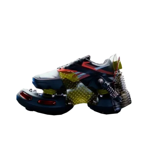 Reebok High Топ Тренировочные Кроссовки Мужские Черные Красные Синие