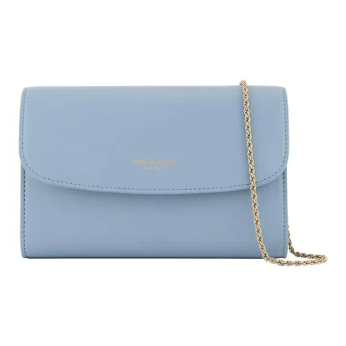 AMANI Сумка через плечо из коровьей кожи женская небесно-голубая