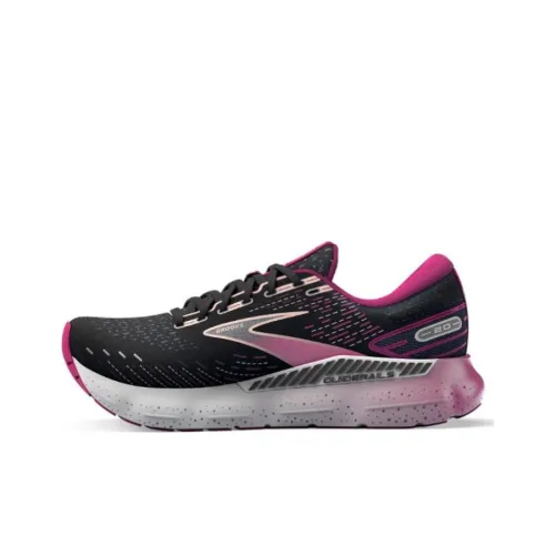 Brooks Glycerin GTS Амортизация Износостойкие Низкие Кроссовки для Бега Женские Черные Фиолетовые