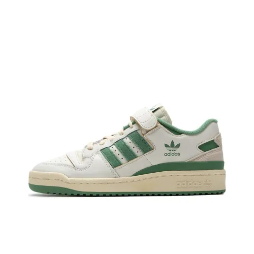 Adidas Originals FORUM Low Топ Скейтборд Кроссовки Унисекс Белый Зеленый