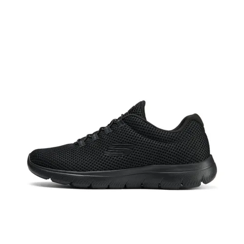 Skechers Беговые кроссовки Низкий верх Чисто черный Женские