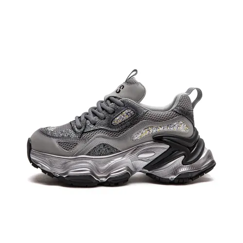 CHOVO Противоскользящие Дышащие Легкие Кроссовки с Толстой Подошвой 6 см Женские