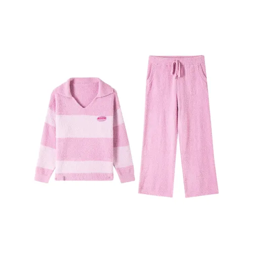 JOCKEY Pajama Set Women's Pink Stripes JOCKEY Пижамный комплект женский розовые полосы