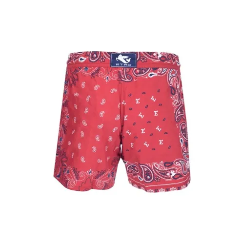 ETRO Red Men's Casual Shorts ETRO Красные Мужские Повседневные Шорты