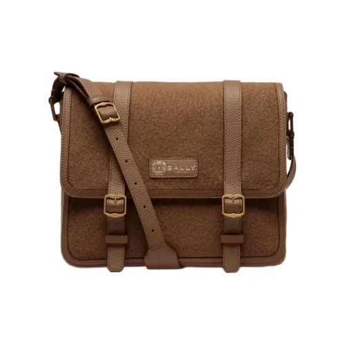 BALLY Телячья кожа Курьерская сумка Сумка через плечо Мужской CAMEL