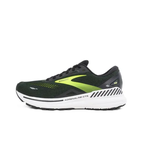 Беги Brooks Adrenaline GTS Кроссовки Низкие Черные Зеленые Мужские