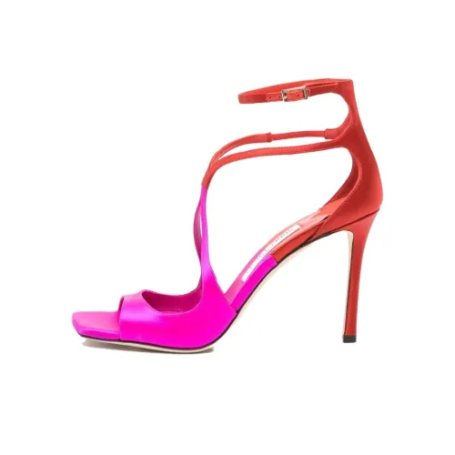 Jimmy Choo Azia One Sandals Strap 8,5cm Women's Pink Red