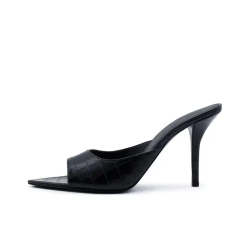 GIA BORGHINI Слипоны 8 см Женские Черные