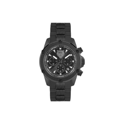 PLEIN SPORT Кварцевый механизм Мужские часы 44mm*13mm Черный