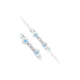 Телескопический Блестящий Розовый Меч Белый