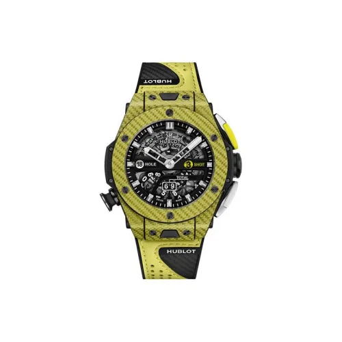 HUBLOT Big Bang Автоматический Механический Часы Мужские 45 мм Черепный Циферблат Углеродное Волокно Корпус Часов