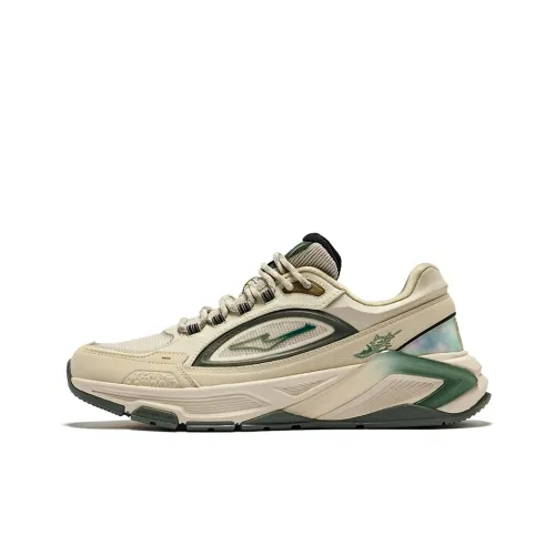 Erke Tianjiao 1,0 Устойчивость к истиранию Покрытие Низкий Топ Casual Мужской Теплый Лен Сосновый Морозный Зеленый