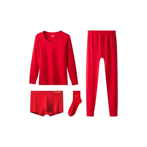 H YXIANG Термический комплект мужской китайский красный