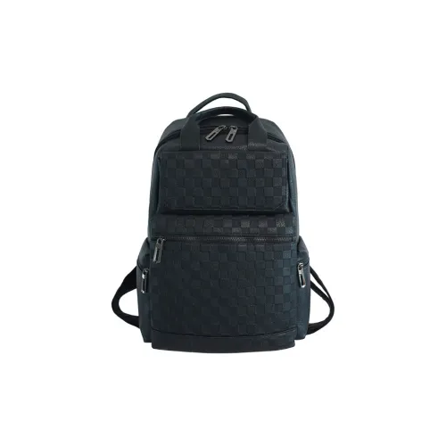 ALNI BITTON ПУ (полиуретан) Рюкзак Стандартный Мужской Черный Хаки Коричневый