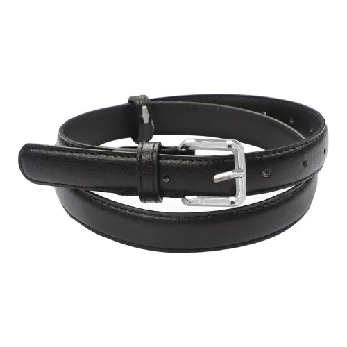 NIUMJ Корейский стиль Мода Естественная кожа Минималистский стиль Обхват талии Утягивающий дизайн Кожаные ремни Женские Ширина 2 см