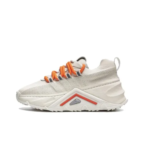 Nautica White Sail Противоскользящие Устойчивые к истиранию Низкий Топ Кроссовки с Толстой Подошвой Женские Бежевые