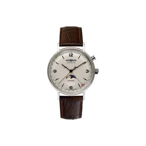 ZEPPELIN Кварцевый механизм Мужские часы Hindenburg Collection 41mm*41mm*12mm Белый