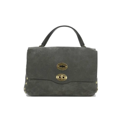 Zanellato Leather Crossbody Bag Women's Gray Zanellato Кожа Сумка через плечо Женская Серый