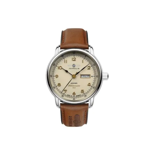 ZEPPELIN Автоматический Механический Механизм Мужские Часы 40mm*12mm Желтый