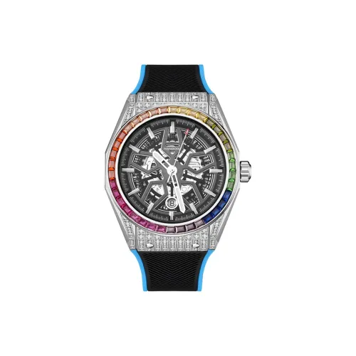 HANBORO Big Explosion Collection Автоматический Механический Механизм Часы Мужские Часы Черепный Циферблат HBR9010 CL