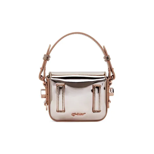 Off Белый Лакированная Кожа Сумка через плечо Женская Розовая