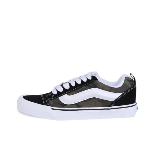 Vans Knu Skool Скейтборд Кроссовки Низкие Черные Мужские