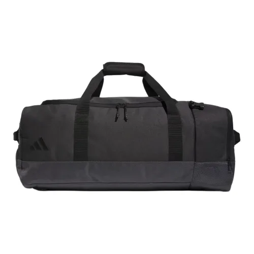 Adidas Сумка из переработанного полиэстера с тканью в рубчик мужская серая