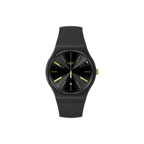 Swatch Quartz Movement Унисекс Часы 47,4мм*41мм*9,85мм Черные