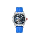 HBR88853-Белый корпус, синий циферблат, синий ремешок