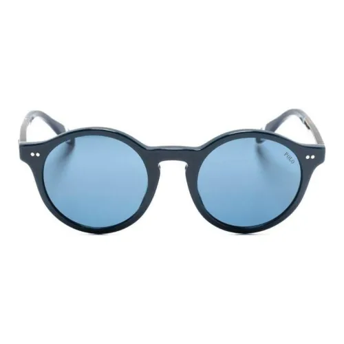 Polo Ralph Lauren Круглые Солнцезащитные очки Мужские Синие