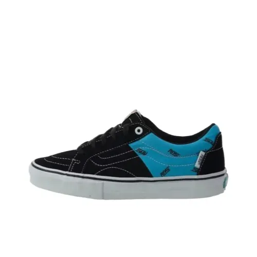 Vans Av Native American Low Амортизация Износостойкие Низкие Кроссовки для скейтбординга Унисекс Синий Черный