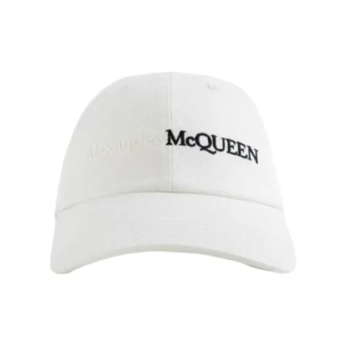 Alexander McQueen Хлопковые кепки Мужские Белые