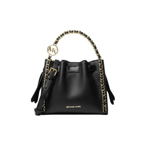 MICHAEL KORS Mina Полиуретан с хлопком и полиэстер Сумка через плечо Сумка через плечо Маленькая Женская Черная