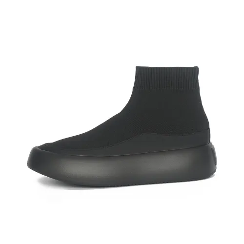 TIEKE Высокий Топ Повседневная Обувь Мужская Черная