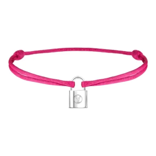 LOUIS VUITTON Серебряные браслеты унисекс розовые