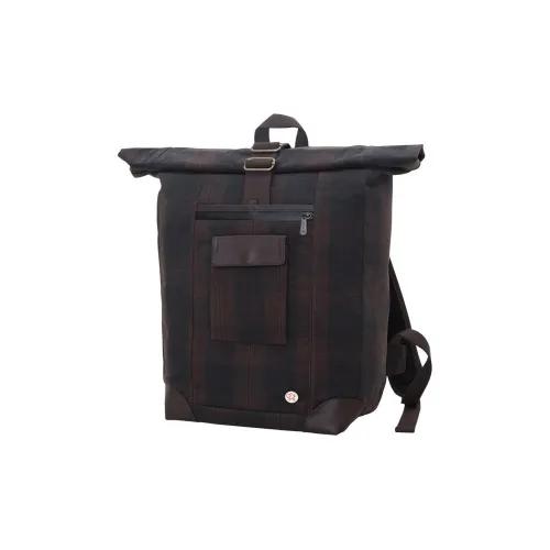 Manhattan Portage Martexin Оригинальный Парафин Рюкзак Унисекс Клетка Темно-Коричневый