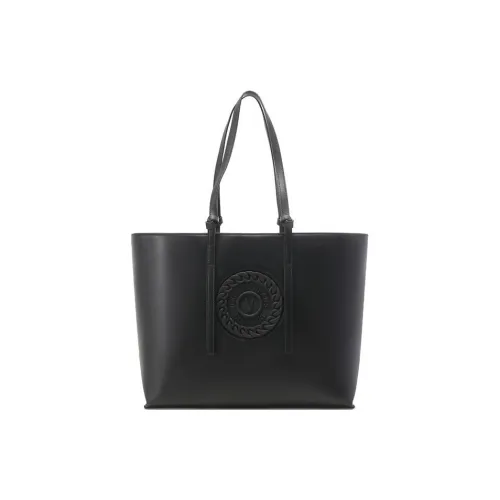 VERSACE JEANS COUTURE Полиэстер Тоут Сумка Сумка для покупок Сумка Сумка через плечо Мужская Черная