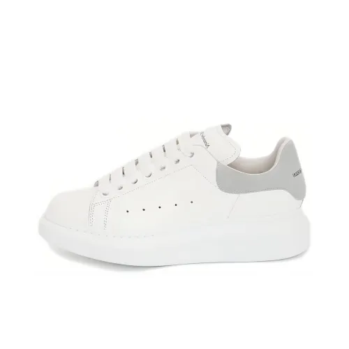 Alexander McQueen Oversized Sneaker Low Топ Стильные Скейтбординги Женские Белые Серые Ласточкин хвост