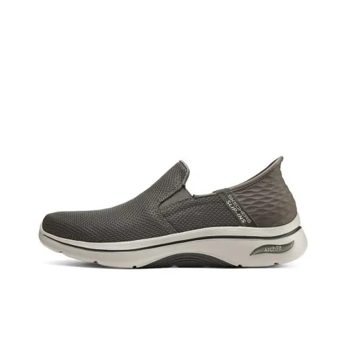 Skechers Повседневный Низкий Топ Коричневый Мужской