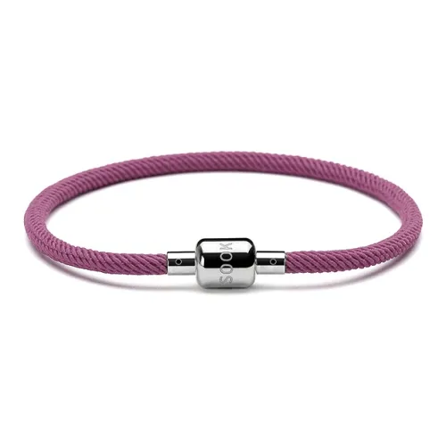 SUSOOK Сплав Браслеты Унисекс Сливовый Фиолетовый с Золотым Серебряным
