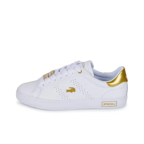 LACOSTE Powercourt 2,0 Low Топ Скейтборд Кроссовки Женские Белые