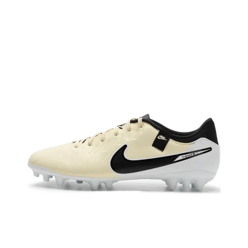 Nike Tiempo Legend 10 AG Искусственная трава Футбольные бутсы Мужской Светло-желтый