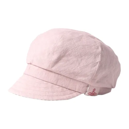 Vivienne Westwood Linen Hats Caps Unisex Pink Вивьен Вествуд Linen Шапки и Кепки Унисекс Розовый