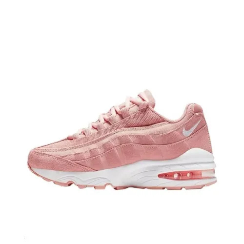 Nike Air Max 95 Амортизация Износостойкий Низкий Топ Повседневные Беговые Кроссовки Женские Розовые