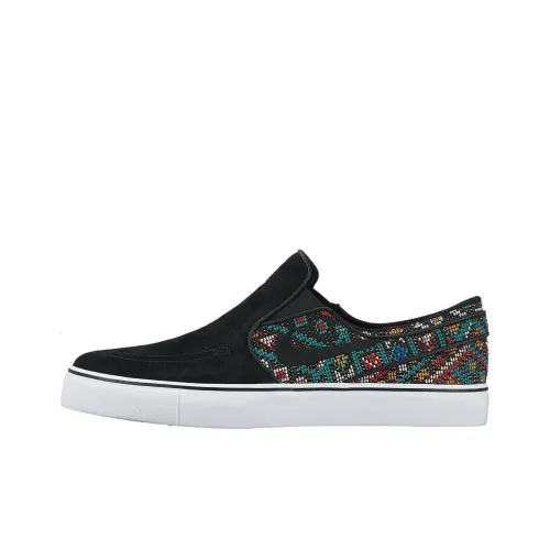 Nike SB Stefan Janoski Амортизация Низкие Кроссовки для Скейтбординга Унисекс Черные