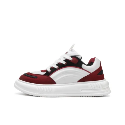 SPHU Низкий топ Повседневная обувь Унисекс Красный