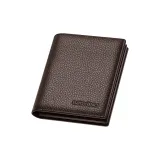 Утолщенный Кофейный (Внутренний и внешний верхний слой из коровьей кожи) с молнией