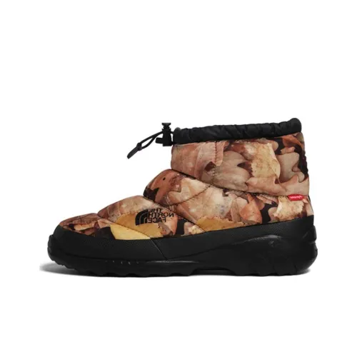 THE NORTH FACE Nuptse Устойчивые к истиранию амортизаторы Slip-resistant Ankle Snow Boots Мужской Желтый Черный